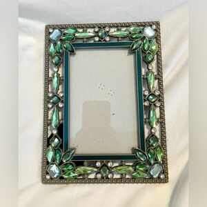 *EUC* Sheffield Home Jewel Collection-Parisian Aquamarine - 4x6 Photo Frame